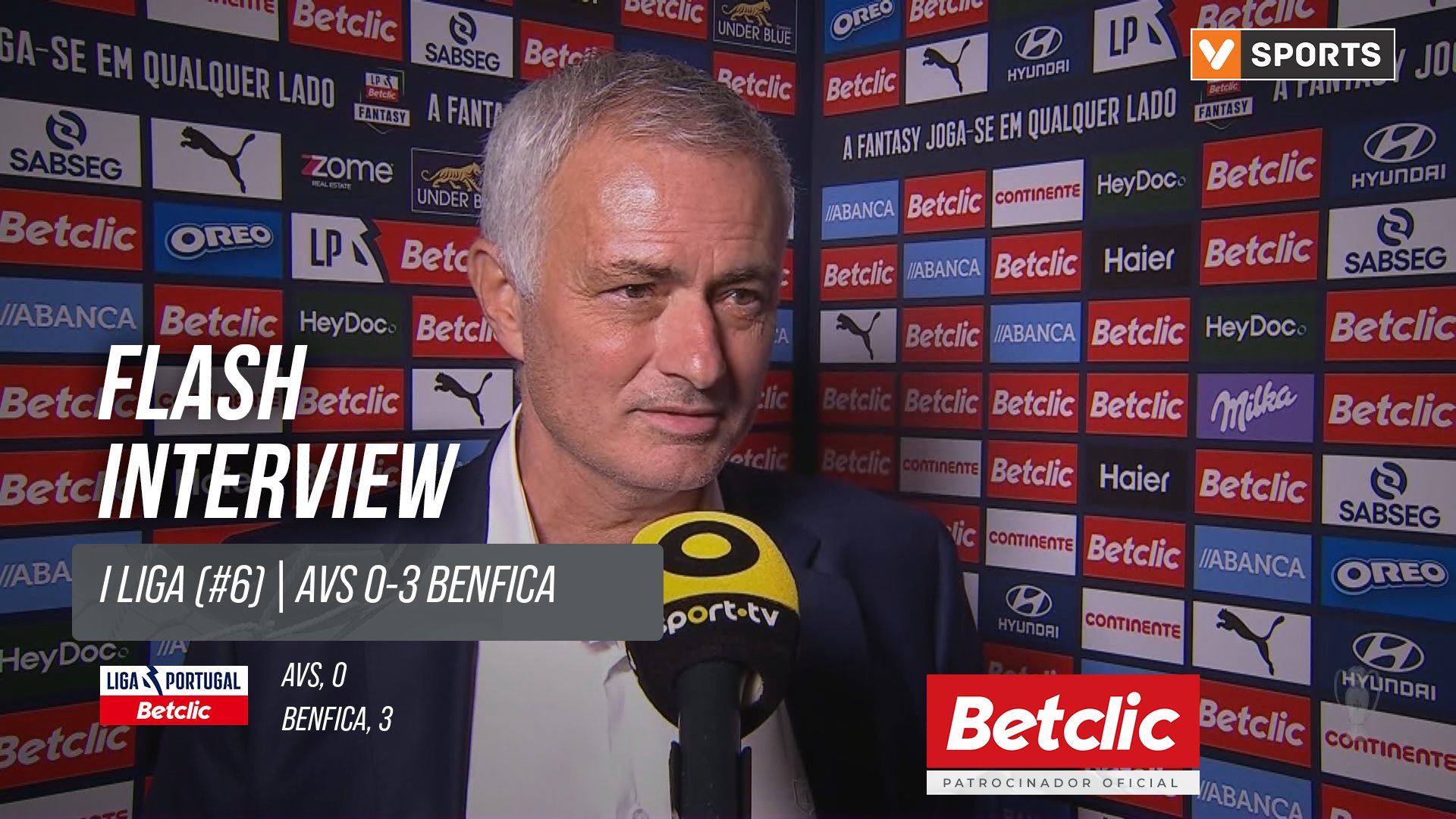 I Liga (#6) | AVS 0-3 Benfica: Flash Interview José Mourinho