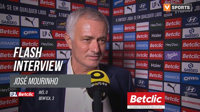 I Liga (#6) | AVS 0-3 Benfica: Flash Interview José Mourinho