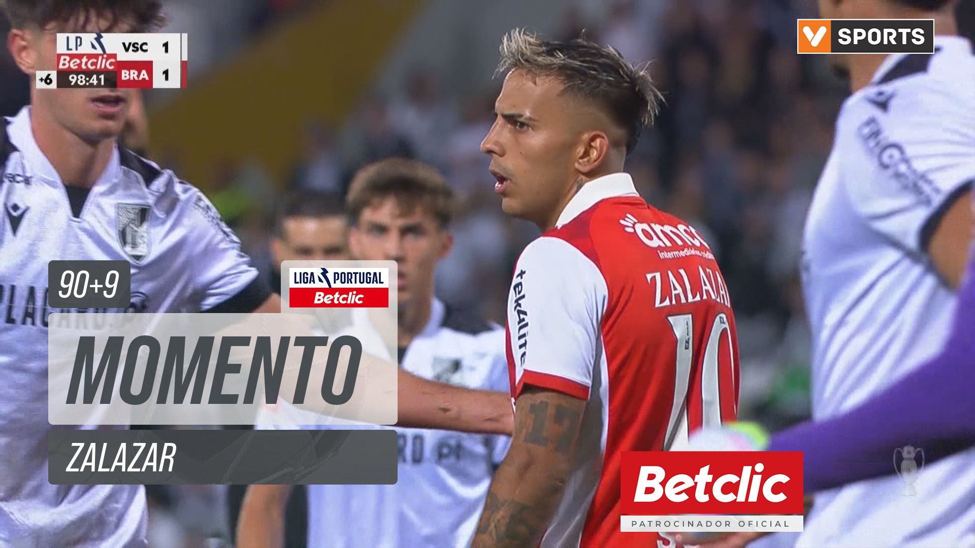 Braga, Jogada, Zalazar aos 90'+9'