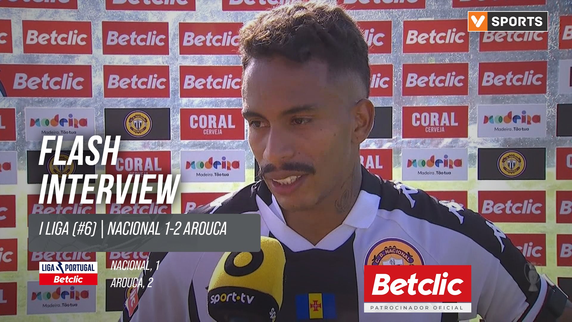 I Liga (#6) | Nacional 1-2 Arouca: Flash Interview Paulinho Bóia