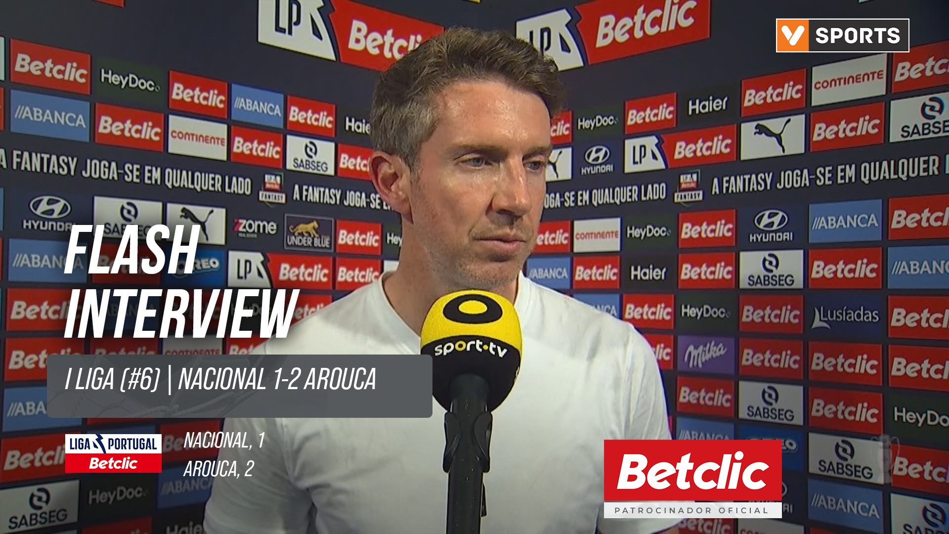 I Liga (#6) | Nacional 1-2 Arouca: Flash Interview Vasco Seabra