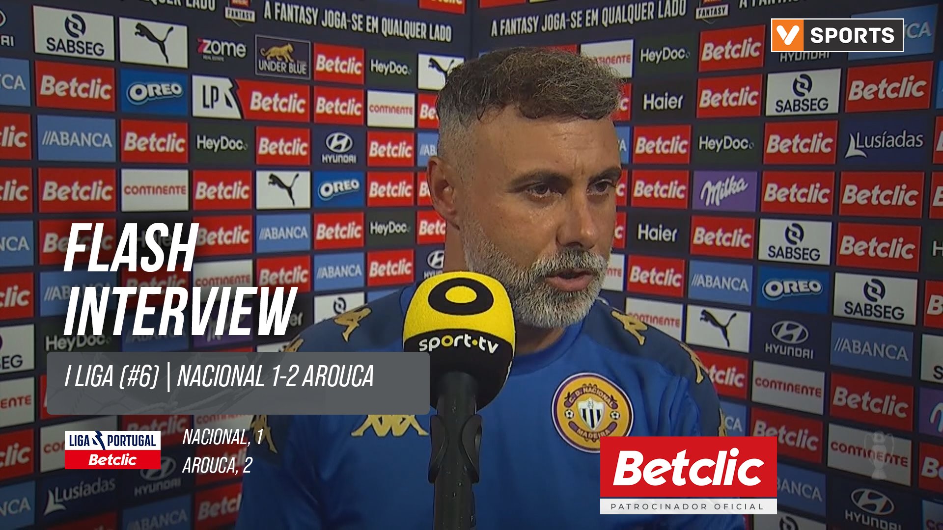 I Liga (#6) | Nacional 1-2 Arouca: Flash Interview Luís Sousa