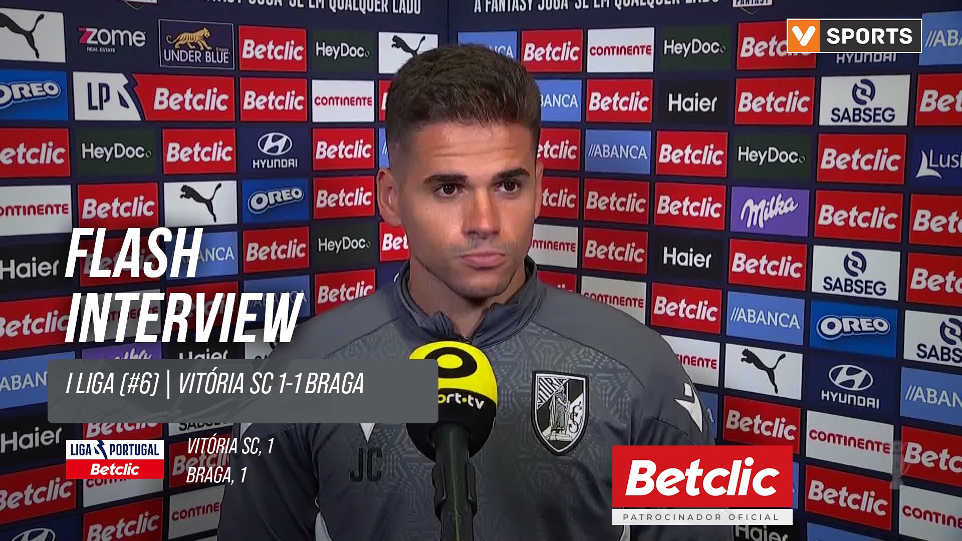 I Liga (#6) | Vitória SC 1-1 Braga: Flash Interview João Costa