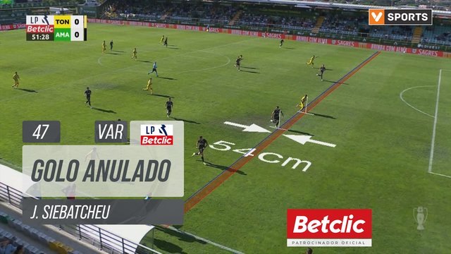 Tondela, Golo Anulado, J. Siebatcheu aos 47'