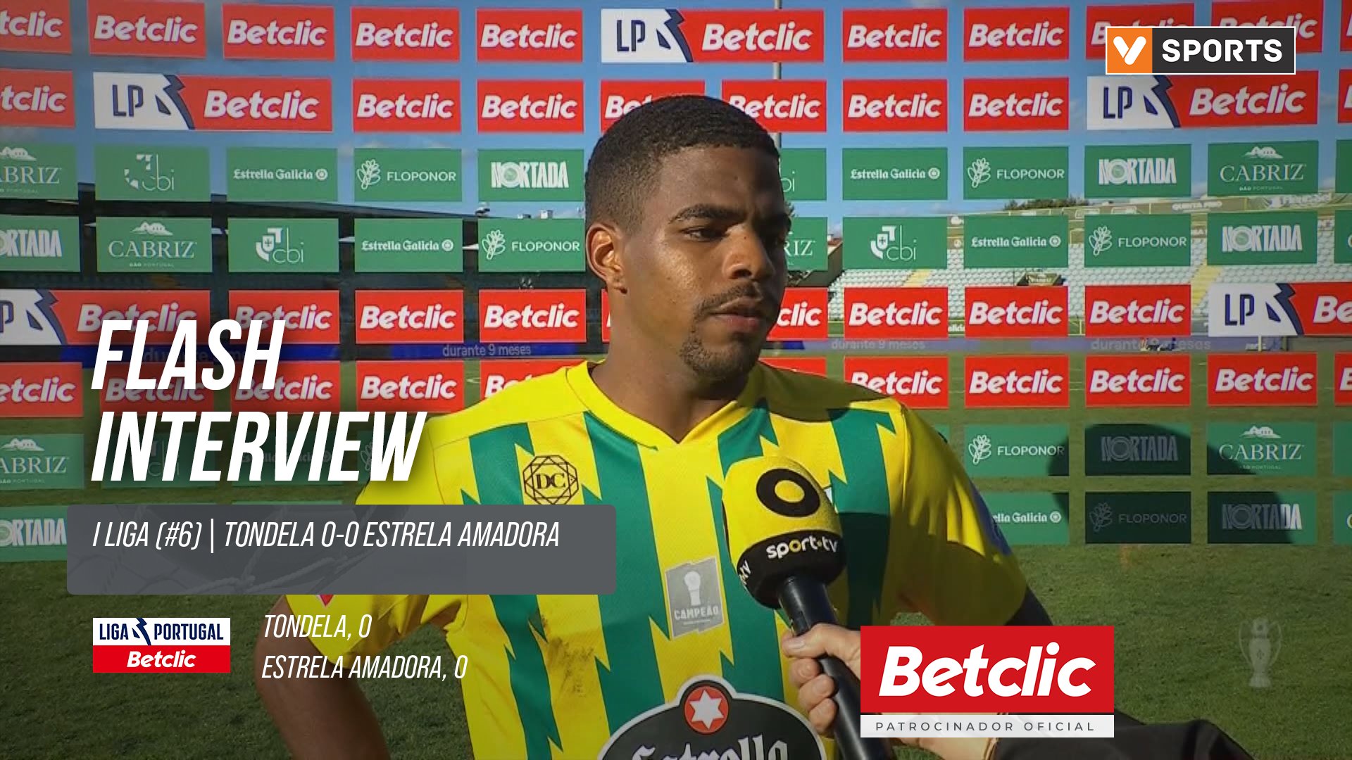 I Liga (#6) | Tondela 0-0 Estrela Amadora: Flash Interview Pedro Maranhão