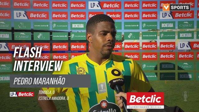 I Liga (#6) | Tondela 0-0 Estrela Amadora: Flash Interview Pedro Maranhão