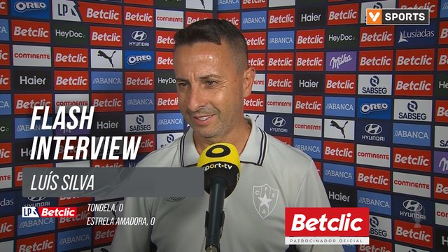 I Liga (#6) | Tondela 0-0 Estrela Amadora: Flash Interview Luís Silva