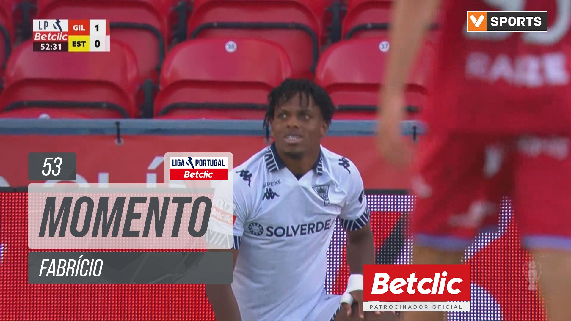 Estoril, Jogada, Fabrício aos 53'