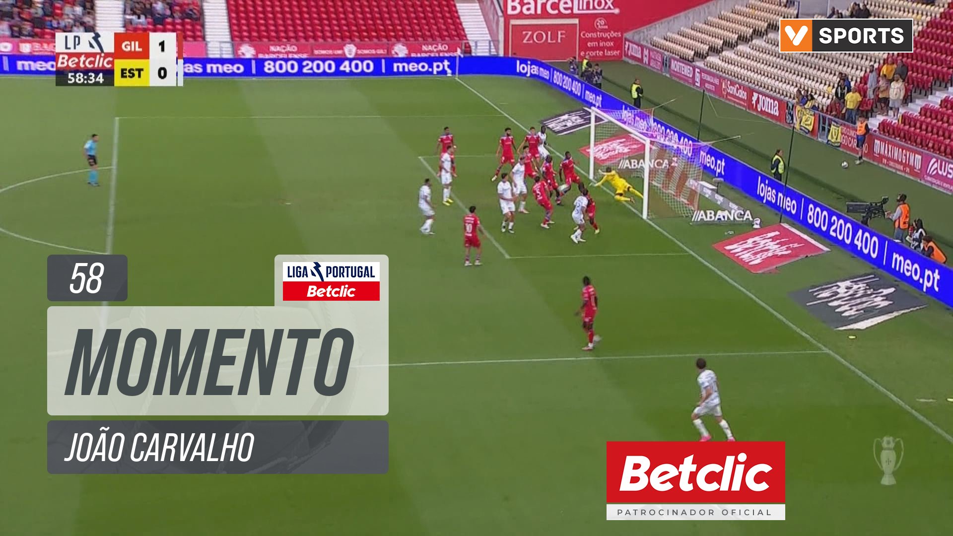 Estoril, Jogada, João Carvalho aos 58'