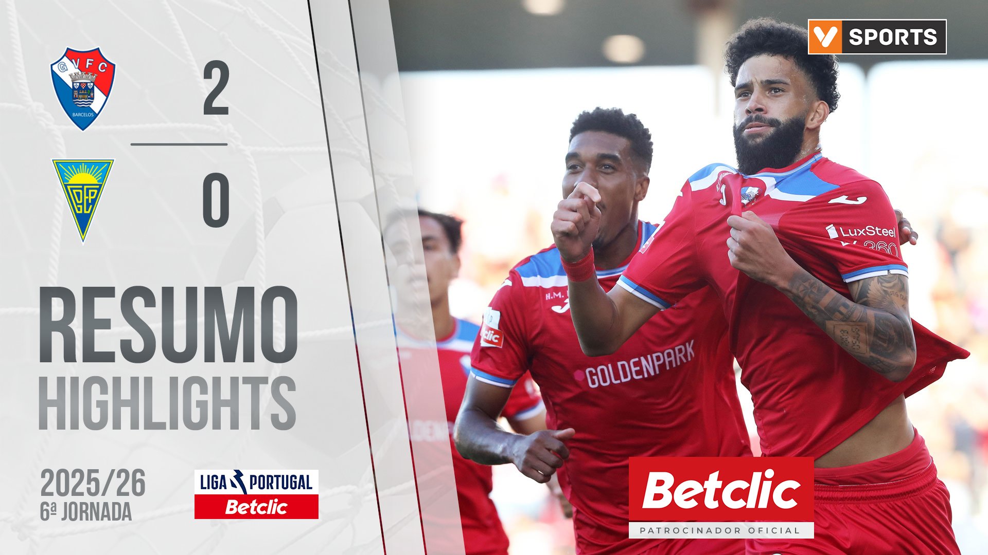 Liga Portugal Betclic (6ªJ): Resumo Gil Vicente 2-0 Estoril