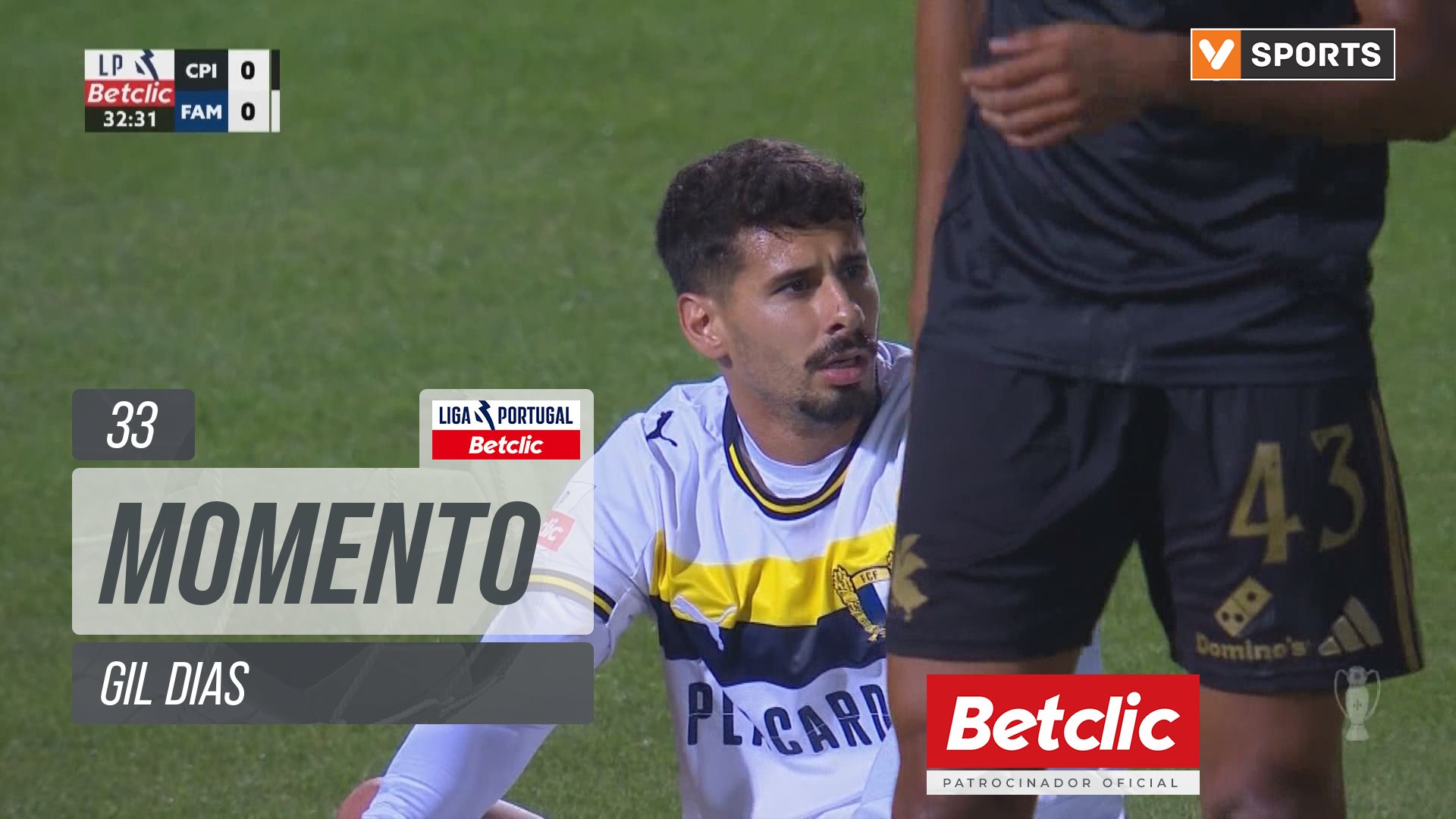 Famalicão, Jogada, Gil Dias aos 33'