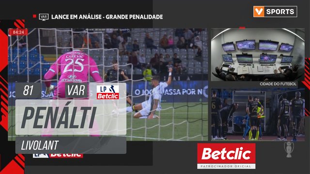 Casa Pia, Penálti, Livolant aos 81'