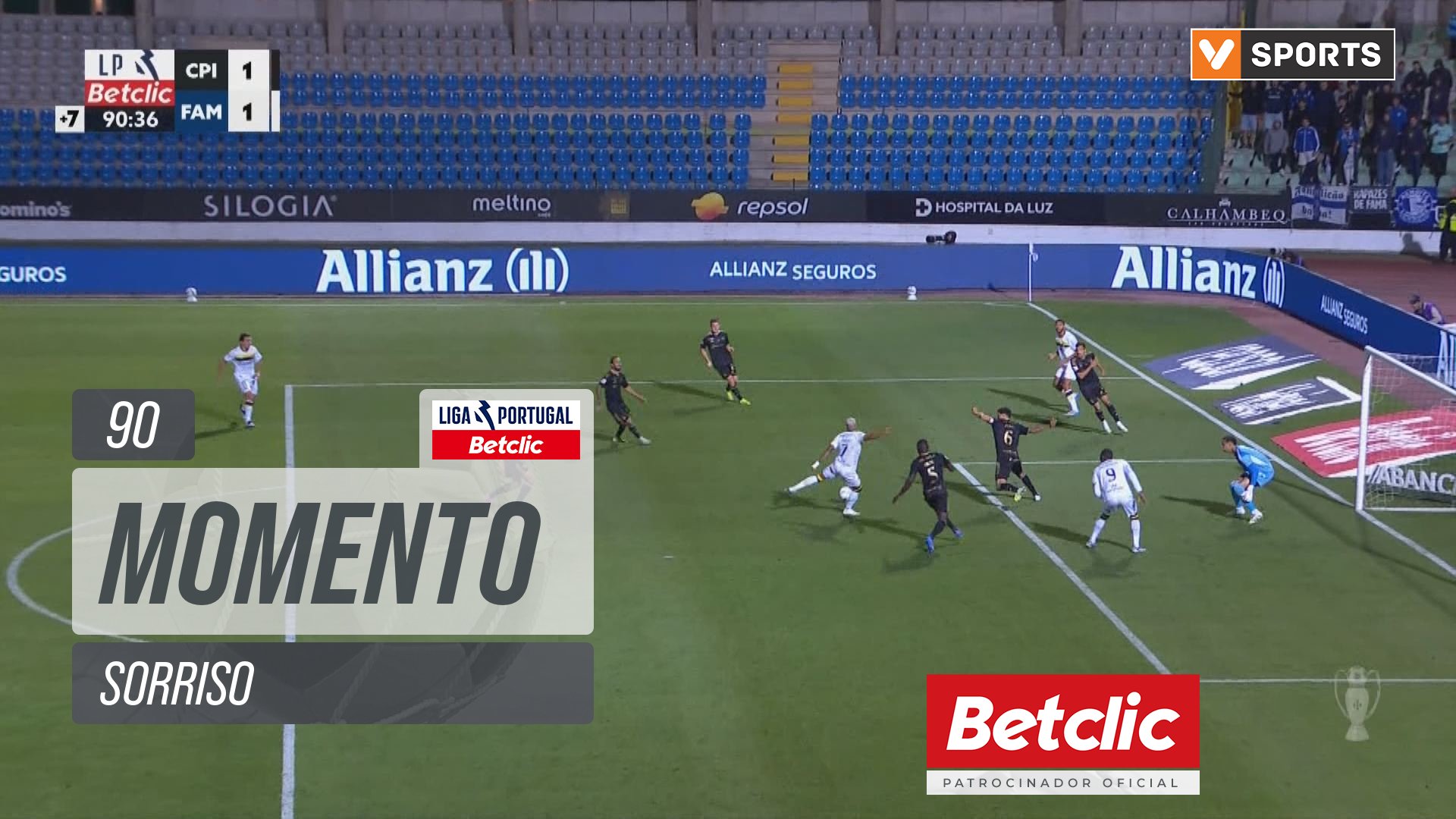 Famalicão, Jogada, Sorriso aos 90'
