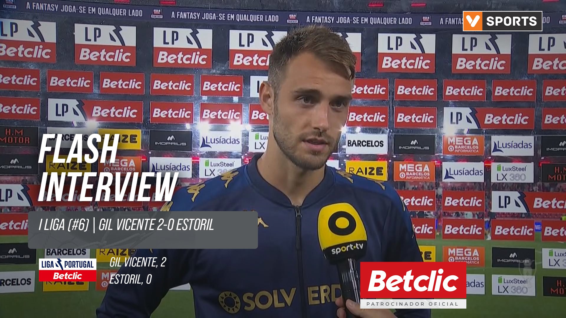 I Liga (#6) | Gil Vicente 2-0 Estoril: Flash Interview Ferro
