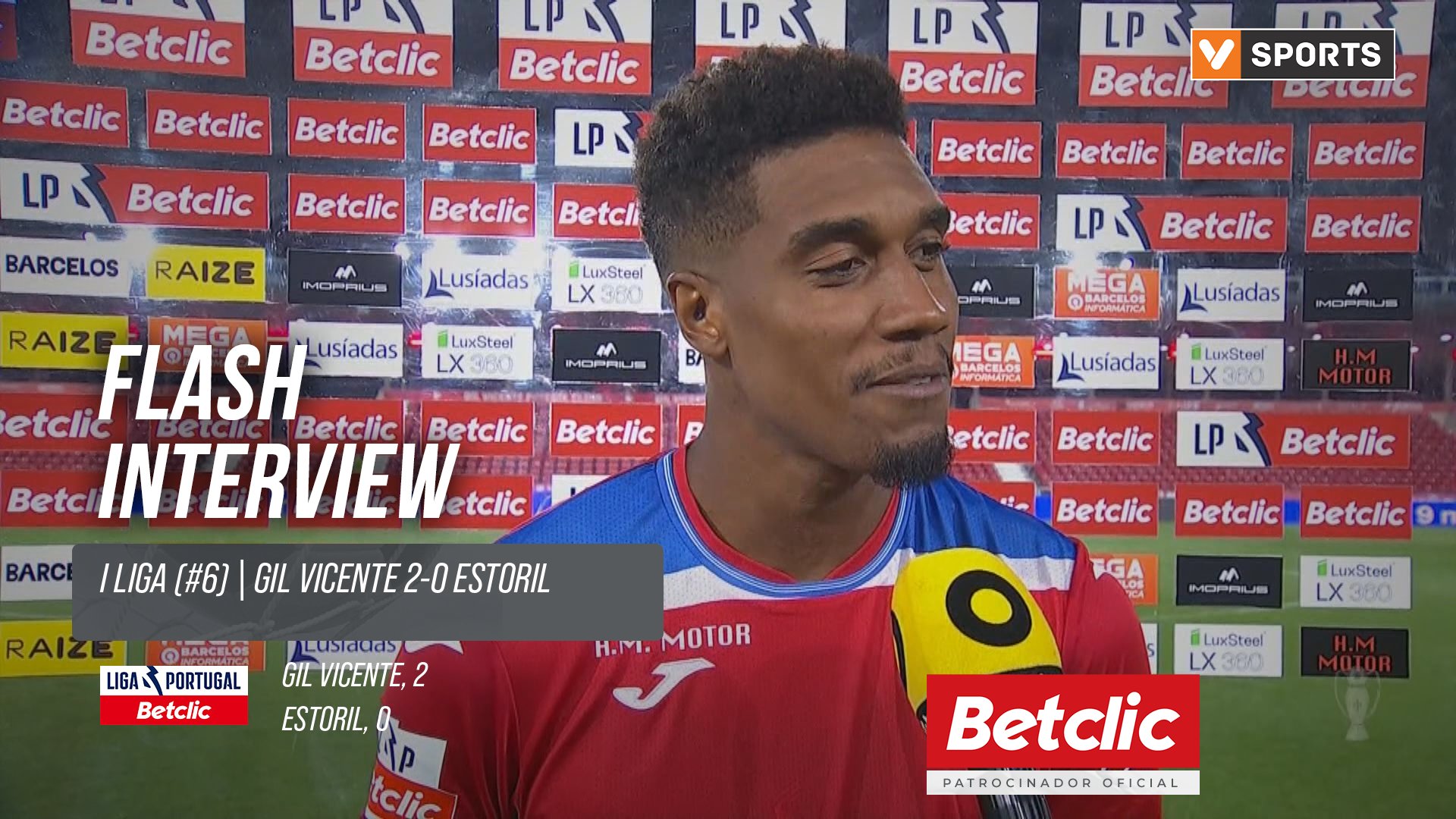 I Liga (#6) | Gil Vicente 2-0 Estoril: Flash Interview Murilo
