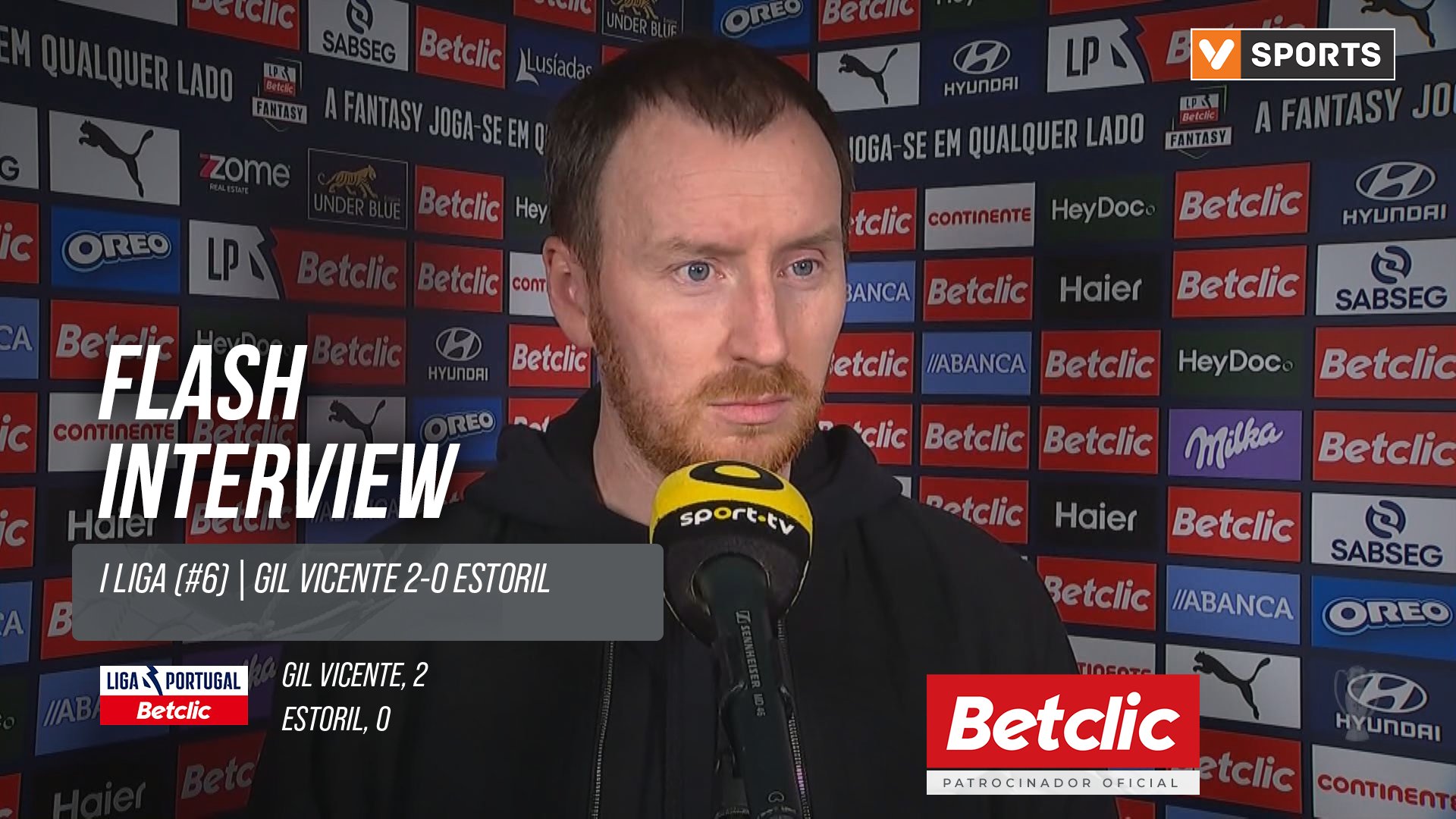 I Liga (#6) | Gil Vicente 2-0 Estoril: Flash Interview Ian Cathro