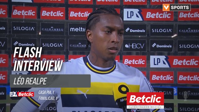 I Liga (#6) | Casa Pia 1-1 Famalicão: Flash Interview Léo Realpe