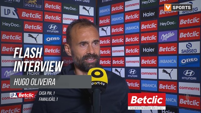 I Liga (#6) | Casa Pia 1-1 Famalicão: Flash Interview Hugo Oliveira