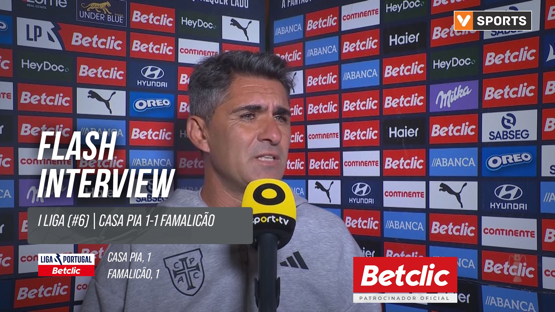 I Liga (#6) | Casa Pia 1-1 Famalicão: Flash Interview Alexandre Santana