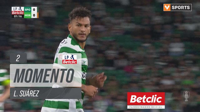 Sporting, Jogada, L. Suárez aos 2'