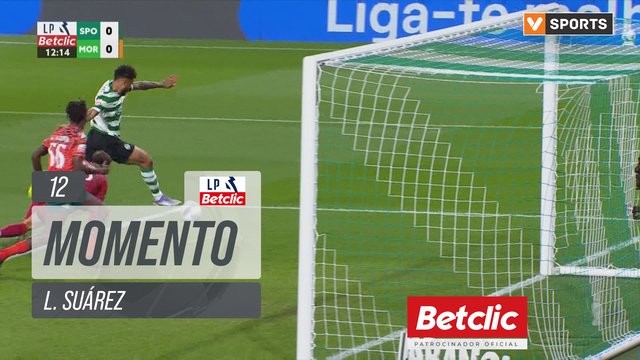 Sporting, Jogada, L. Suárez aos 12'