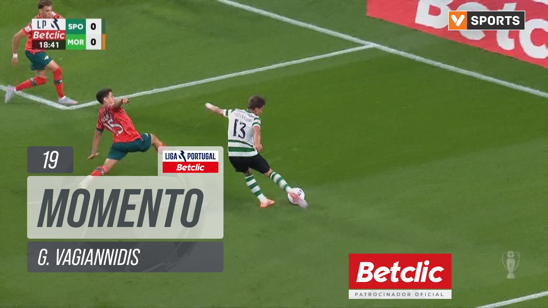 Sporting, Jogada, G. Vagiannidis aos 19'