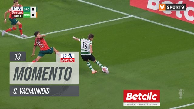 Sporting, Jogada, G. Vagiannidis aos 19'