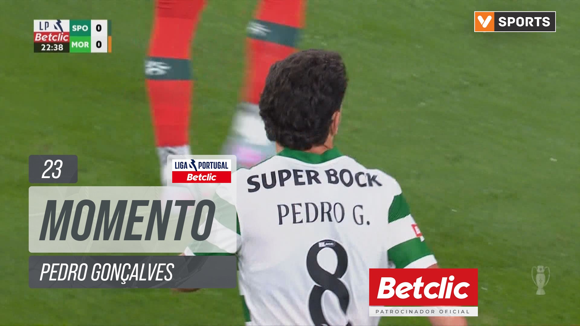 Sporting, Jogada, Pedro Gonçalves aos 23'
