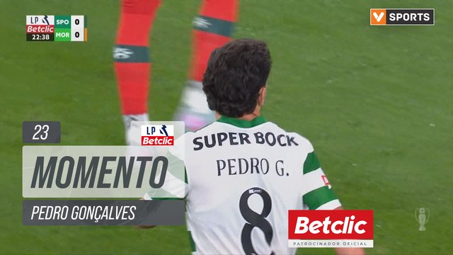 Sporting, Jogada, Pedro Gonçalves aos 23'