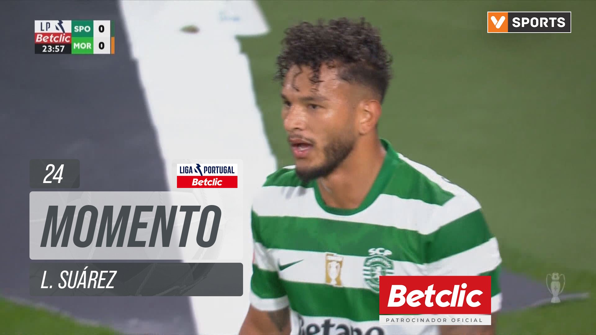 Sporting, Jogada, L. Suárez aos 24'