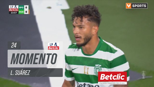 Sporting, Jogada, L. Suárez aos 24'