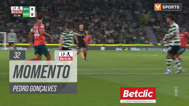Sporting, Jogada, Pedro Gonçalves aos 32'