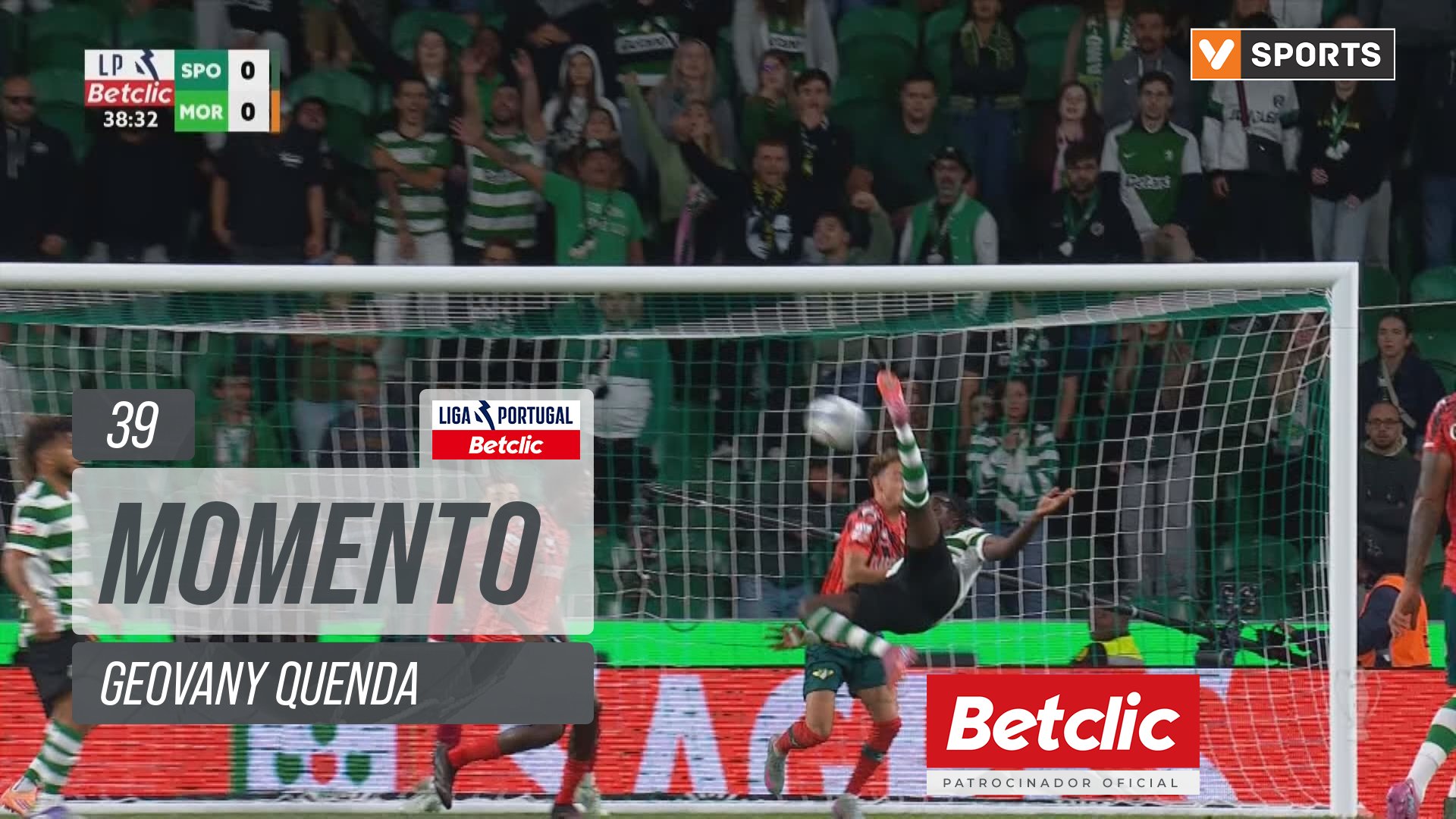Sporting, Jogada, Geovany Quenda aos 39'