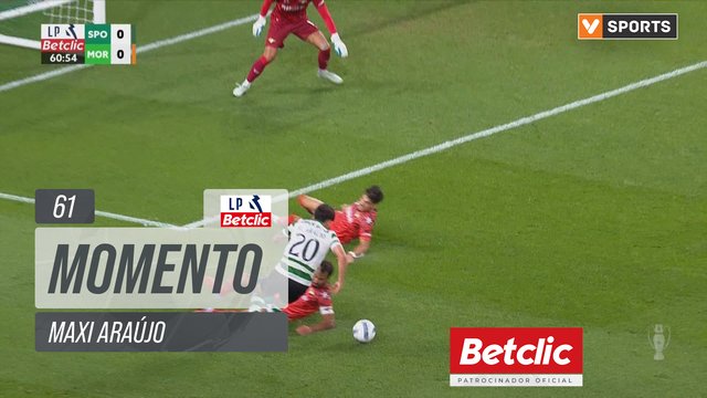 Sporting, Jogada, Maxi Araújo aos 61'