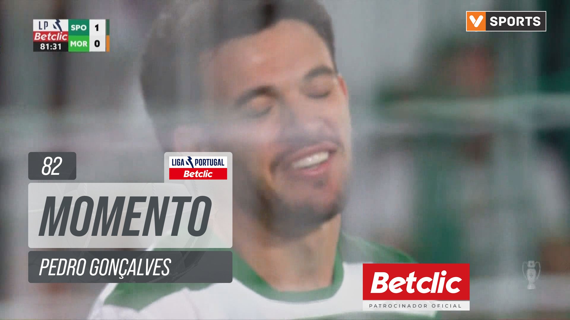 Sporting, Jogada, Pedro Gonçalves aos 82'