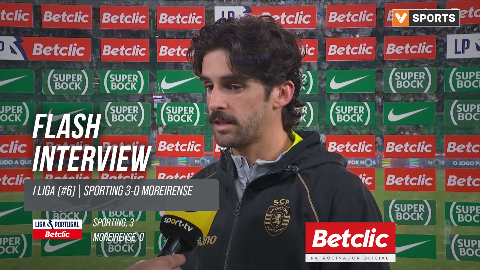 I Liga (#6) | Sporting 3-0 Moreirense: Flash Interview Trincão