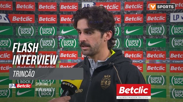I Liga (#6) | Sporting 3-0 Moreirense: Flash Interview Trincão