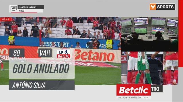 Benfica, Golo Anulado, António Silva aos 60'
