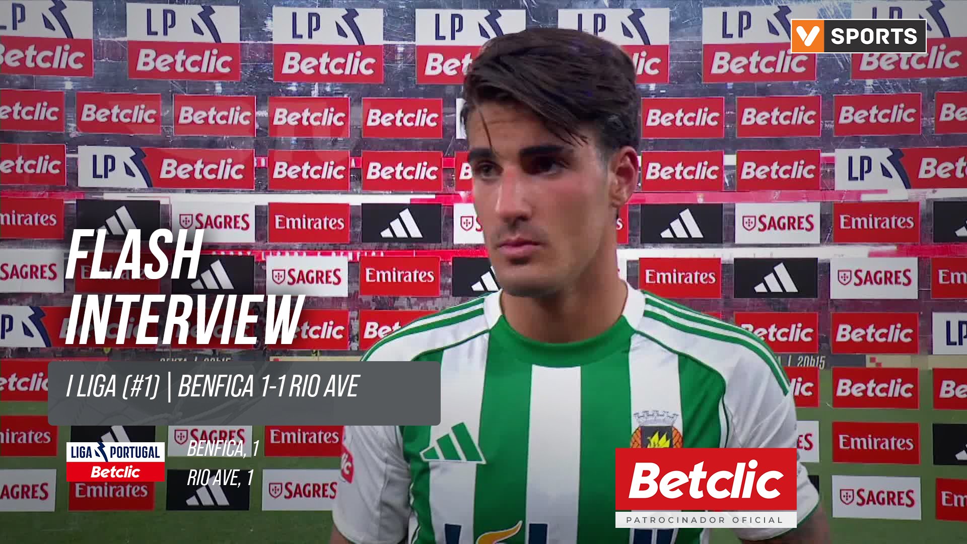 I Liga (#1) | Benfica 1-1 Rio Ave: Flash Interview Petrasso