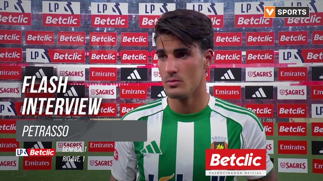 I Liga (#1) | Benfica 1-1 Rio Ave: Flash Interview Petrasso