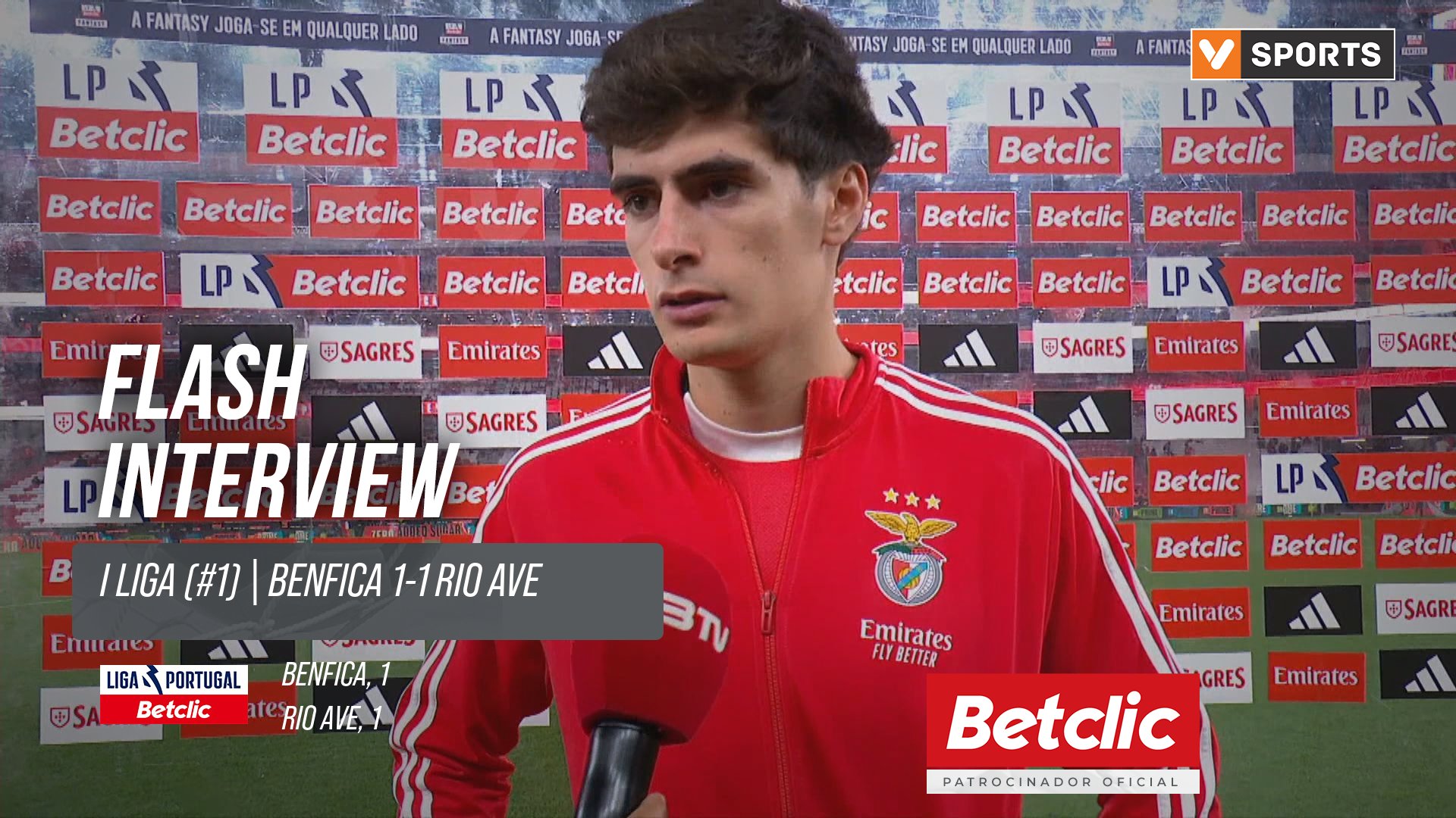 I Liga (#1) | Benfica 1-1 Rio Ave: Flash Interview António Silva