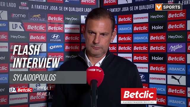 I Liga (#1) | Benfica 1-1 Rio Ave: Flash Interview Sylaidopoulos