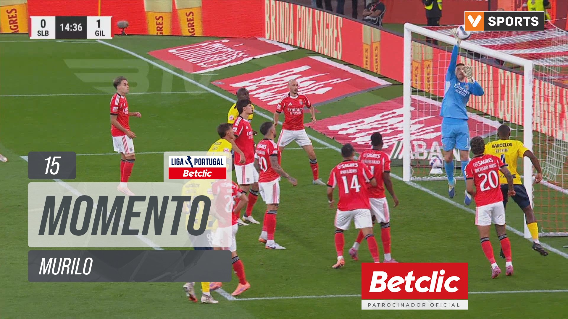 Gil Vicente, Jogada, Murilo aos 15'