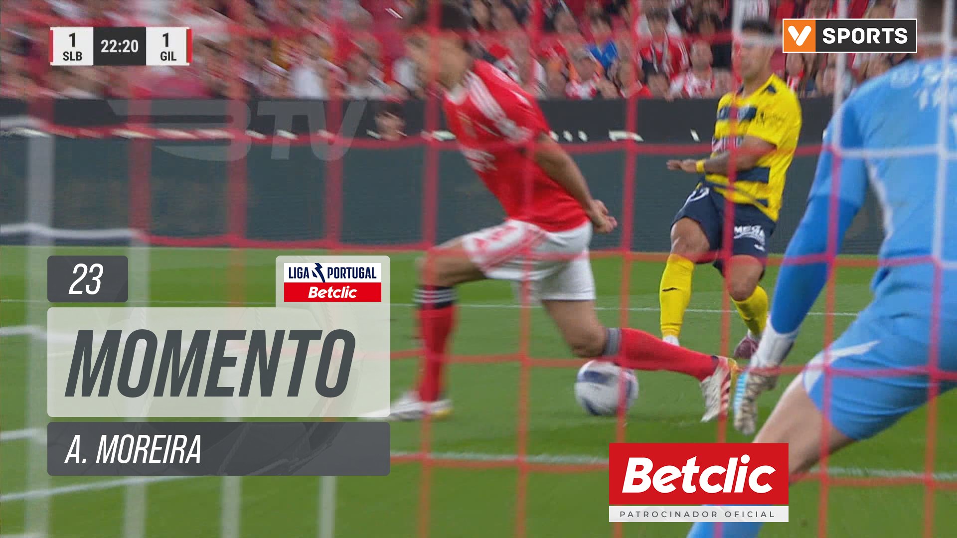 Gil Vicente, Jogada, A. Moreira aos 23'