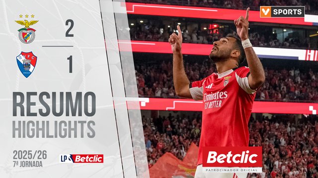 Liga Portugal Betclic (7ªJ): Resumo Benfica 2-1 Gil Vicente