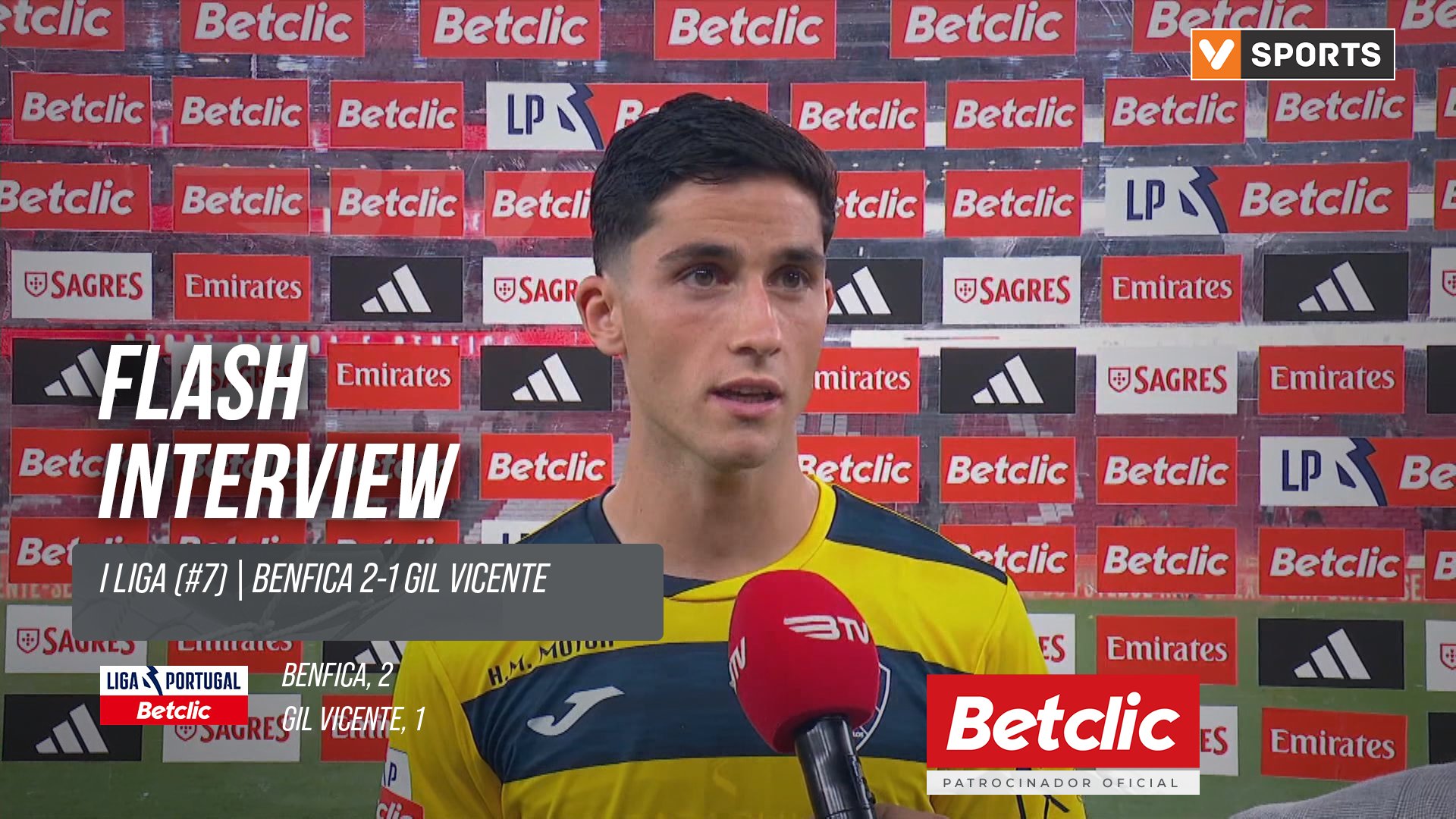 I Liga (#7) | Benfica 2-1 Gil Vicente: Flash Interview Zé Carlos