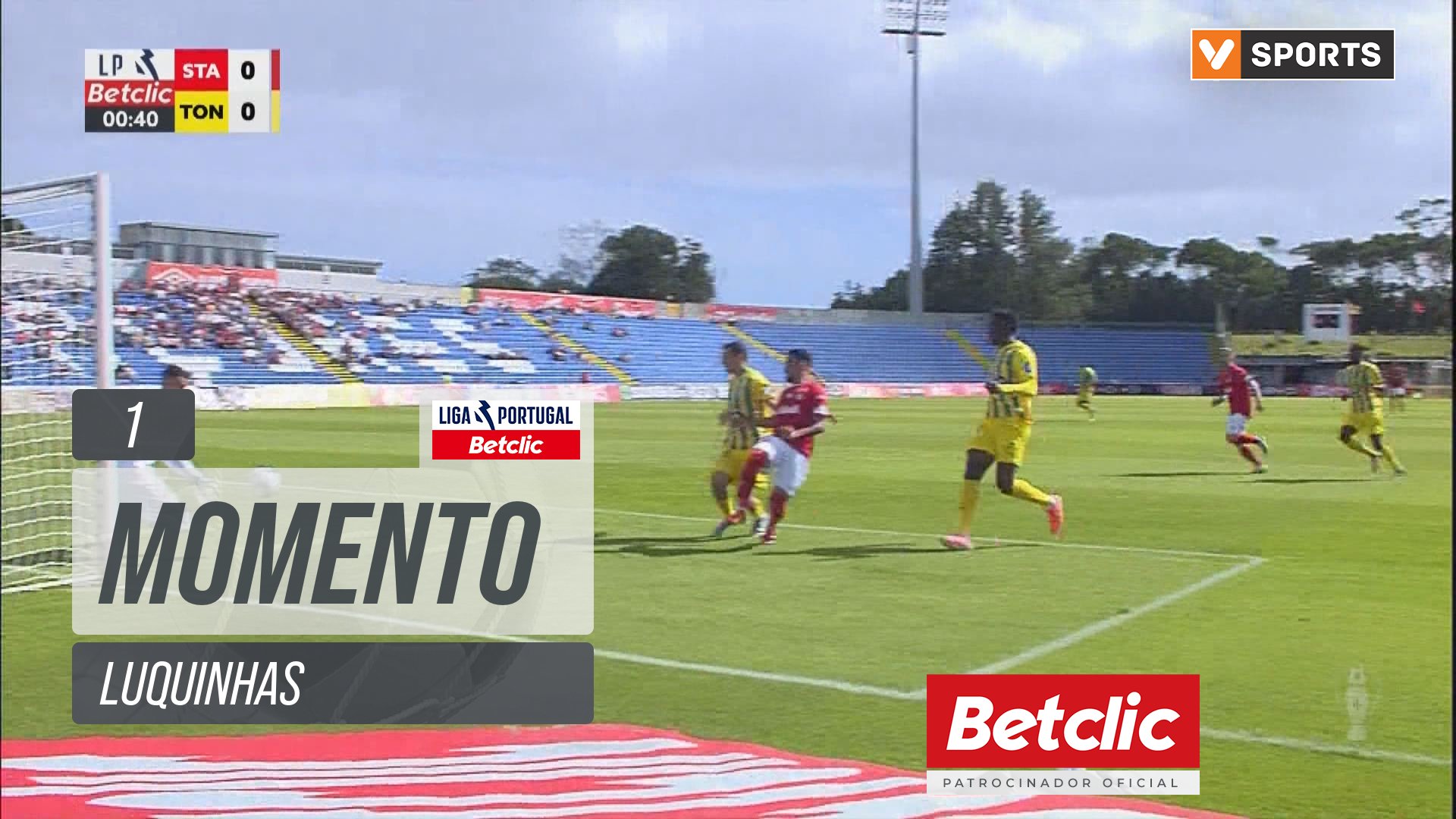 Santa Clara, Jogada, Luquinhas aos 1'