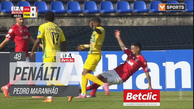 Tondela, Penálti, Pedro Maranhão aos 48'