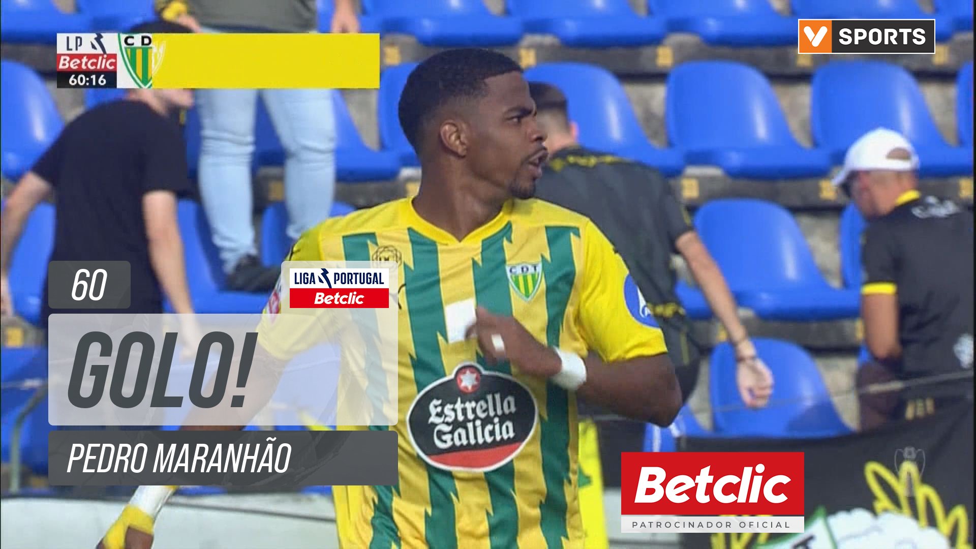 GOLO! Tondela, Pedro Maranhão aos 60', Santa Clara 0-1 Tondela