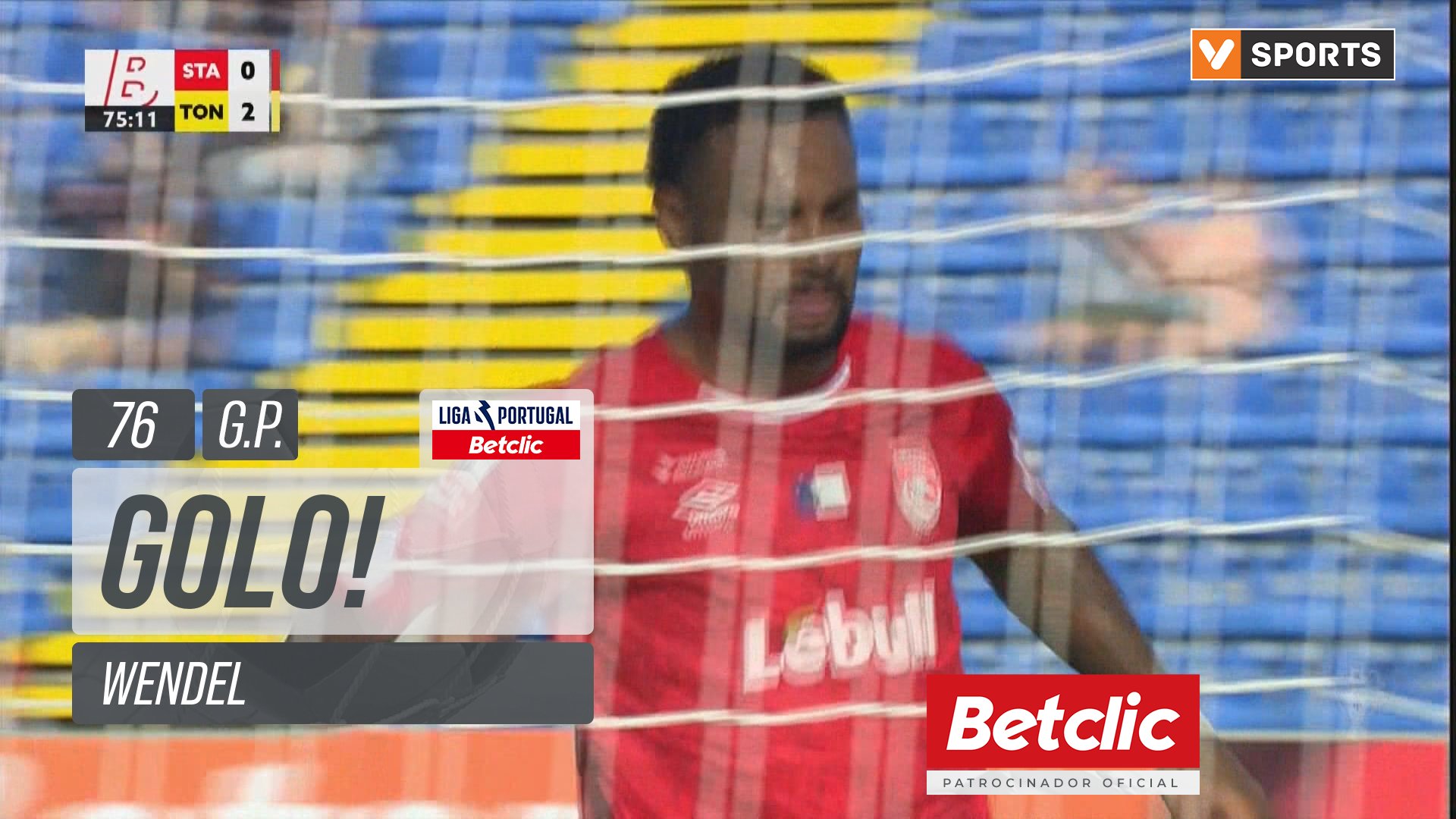 GOLO! Santa Clara, Wendel aos 76', Santa Clara 1-2 Tondela